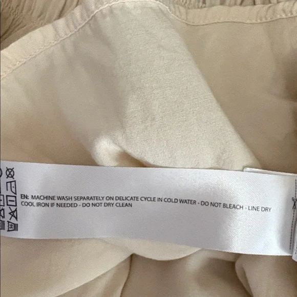 Ariat Chimayo Jacquard Embroidered Peplum Top in Buttercream - Size Large - Picture 8 of 8